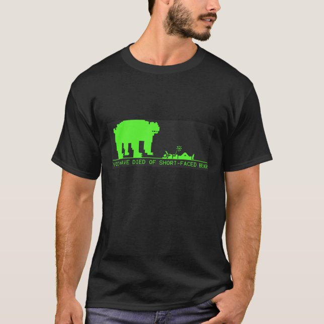 T-shirt Vous êtes morts de l'ours Court-Fait face (Devant)