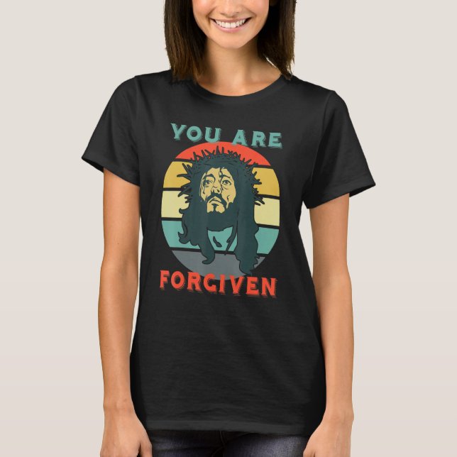 T-shirt Vous êtes pardonnés et sauvés Diffusez la Bonne No (Devant)