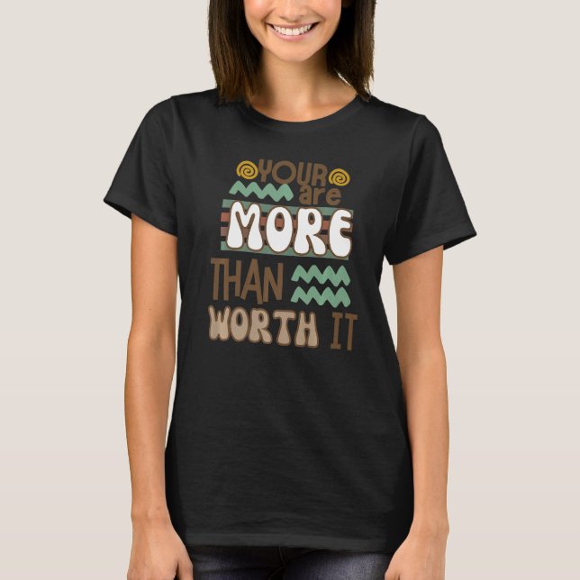 T-shirt Vous Êtes Plus Que Véritable It Premium (Devant)