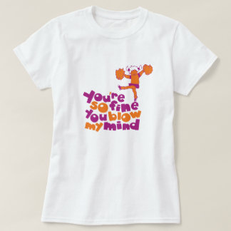 T-shirt Vous êtes si fin vous soufflez mon rétro graphique