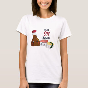 T-shirt Vous êtes Soy Extraordinaire Kawaii Sushi Hi & Hel