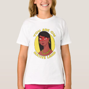 T-shirt Vous êtes sur le territoire autochtone