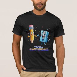 T-shirt Vous êtes un Élève Pointu Cute Jeu de Mots Scolair
