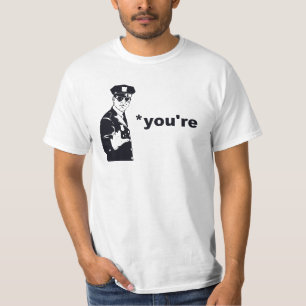 T-shirt Vous êtes votre police de grammaire