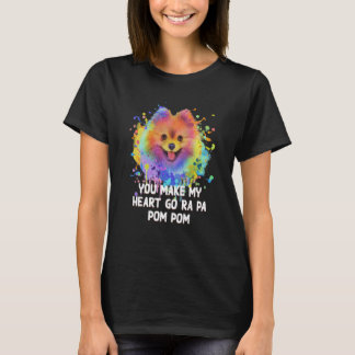 T-shirt Vous Faites Mon Coeur Aller Ra Pa Pom Pom Humo Pom