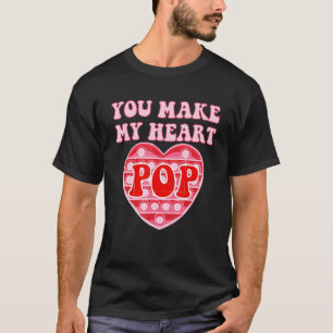 T-shirt Vous Faites Mon Coeur Pop Heureuse Sainte-Valentin
