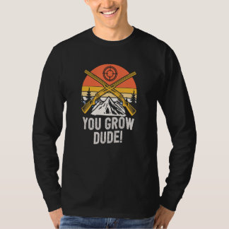 T-shirt Vous faites pousser mec Champignon Humour cultivat
