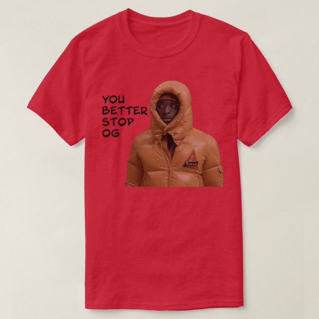 T-shirt Vous feriez mieux d'arrêter OG Anunoby (Design devant)