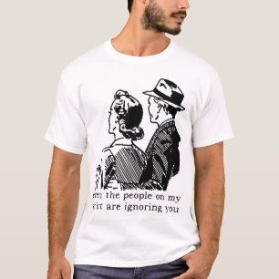 T-shirt Vous ignorez la chemise drôle d'humour
