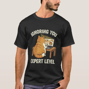 T-shirt Vous ignorez Niveau Expert Humour Amateur de Chat