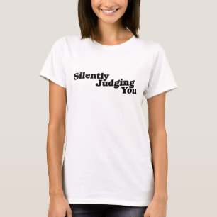 T-shirt Vous juger en silence