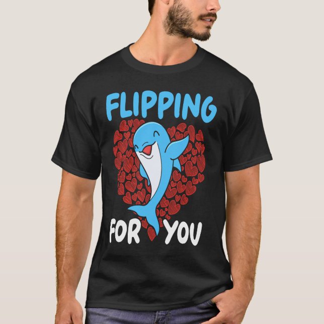 T-shirt Vous, La Biologie Marine Du Dauphin Sous L'Eau (Devant)