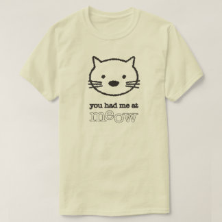 T-shirt Vous m'avez eu à la pièce en t de base des hommes