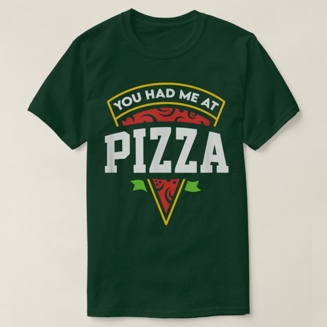 T-shirt Vous M'Avez Eu À La Pizza 38216191 (Design devant)
