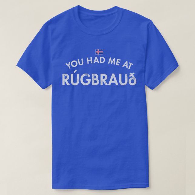 T-shirt Vous M'Avez Eu À Rugbraud Islande Hot Spring Bread (Design devant)