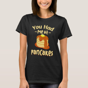 T-shirt Vous M'avez Eu Aux Crêpes Drôle De Nourriture Crêp