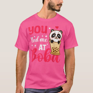 T-shirt Vous M'Avez Eu Chez Boba Cute Kawaii Bubble Tea Do