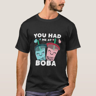 T-shirt Vous M'Avez Eu Chez Boba Millk Tea Cute Kawaii Asi