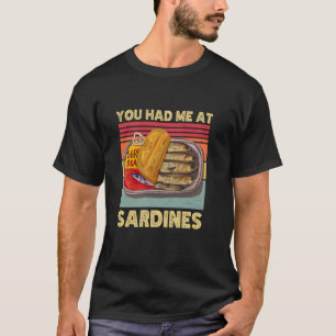 T-shirt Vous m'avez eu chez Sardines Funny Retro pour la n