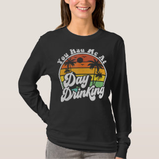 T-shirt Vous M'Avez Fait Boire À La Journée Retro Beach Su