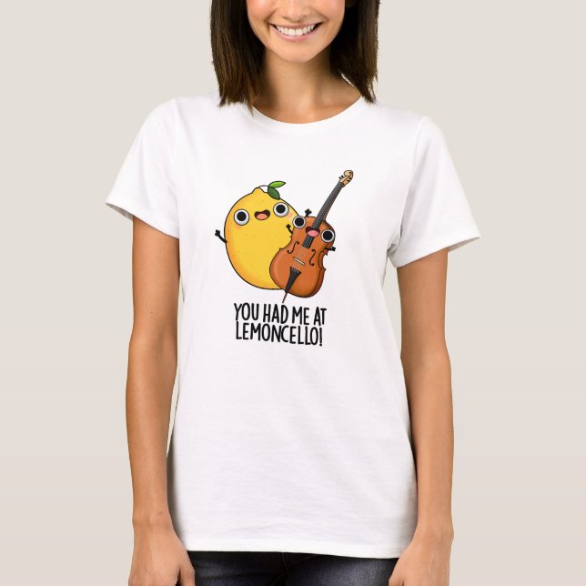 T-shirt Vous M'Avez Fait Boire Du Pun Au Citron-violoncell (Devant)