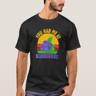 T-shirt Vous m'aviez à la myrtille Myrtille