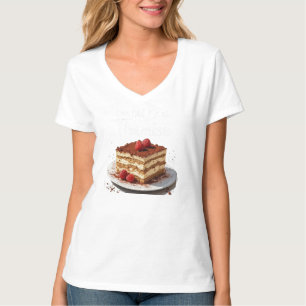 T-shirt Vous m'aviez chez Tiramisu - Alimentation amusante