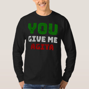 T-shirt Vous Me Donnez Agita Humour Citation Italien 2