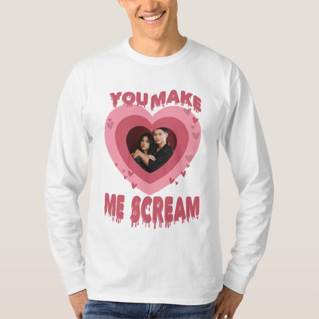 T-shirt Vous me faites crier(S'il vous plaît lire la descr (Devant)
