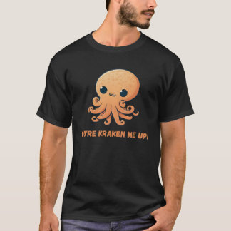 T-shirt Vous me kraken Octopus Squid Coral Tentacules