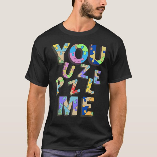 T-shirt Vous Me Puzzle (Devant)
