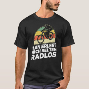 T-shirt Vous me rencontrez rarement Radlos Funny Cycliste