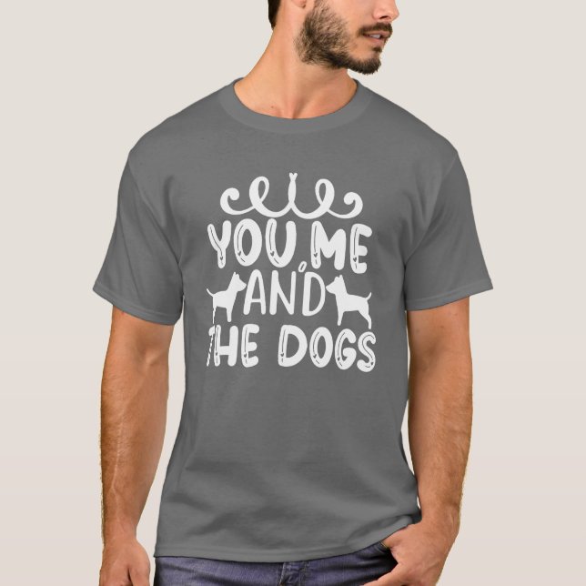 T-shirt Vous Mehe Chien amis fille (Devant)