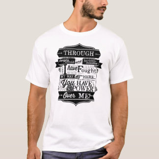 T-shirt Vous n'avez aucun pouvoir sur moi