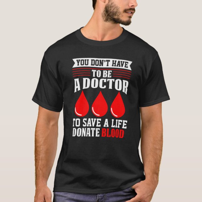 T-shirt Vous n'avez pas besoin d'être un docteur Croix Rou (Devant)