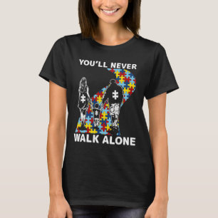T-shirt Vous ne marcherez jamais seule Sensibilisation sur