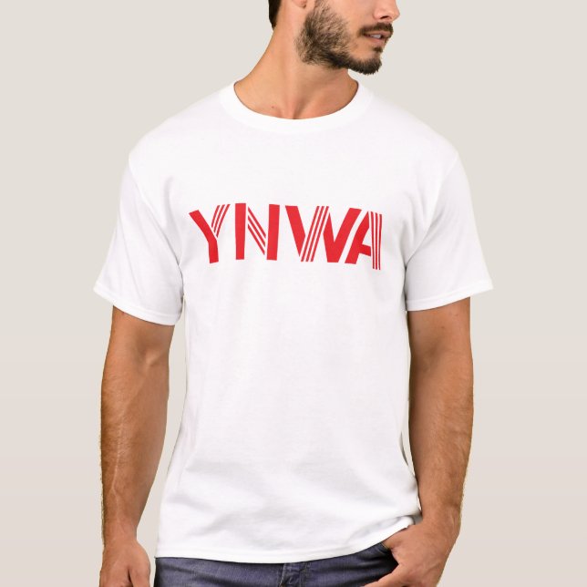 T-shirt Vous ne marchez jamais YNWA (Devant)