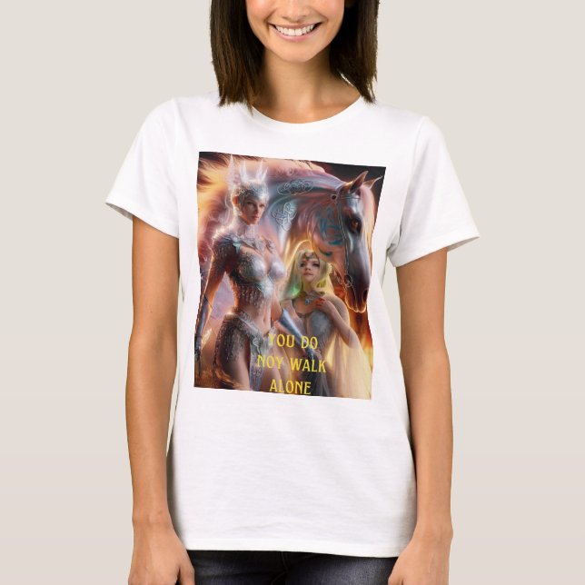 T-shirt Vous ne marchez pas seul (Devant)