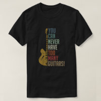 Vous ne pouvez jamais avoir trop de guitares Drôle