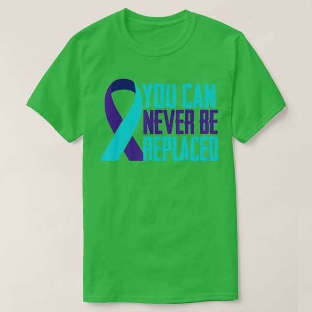 T-shirt Vous ne pouvez jamais remplacer la sensibilisation (Design devant)