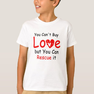 T-shirt Vous ne pouvez pas acheter l'amour mais vous pouve