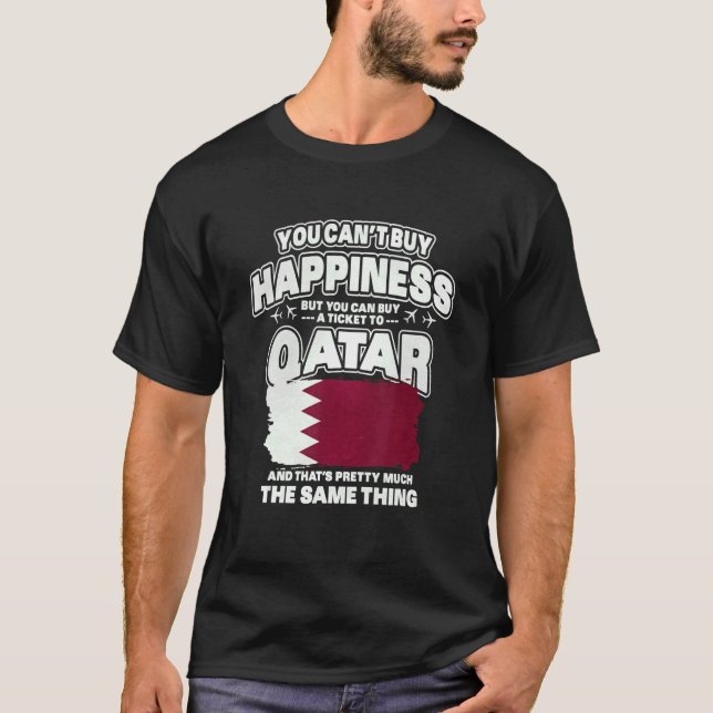 T-shirt Vous ne pouvez pas acheter le bonheur, mais vous p (Devant)