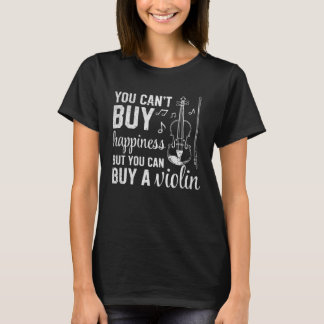 T-shirt Vous ne pouvez pas acheter le bonheur mais vous po
