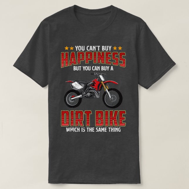T-shirt Vous Ne Pouvez Pas Acheter Le Bonheur Mais Vous Po (Design devant)
