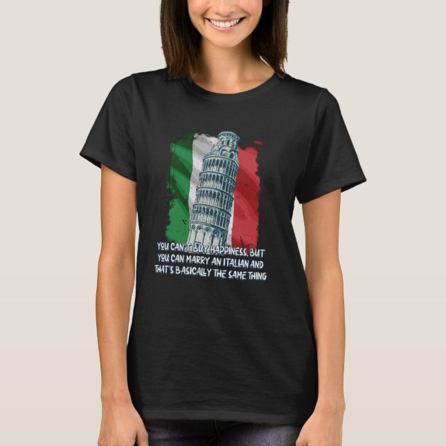 T-shirt Vous Ne Pouvez Pas Acheter Le Bonheur Mais Vous Po (Devant)