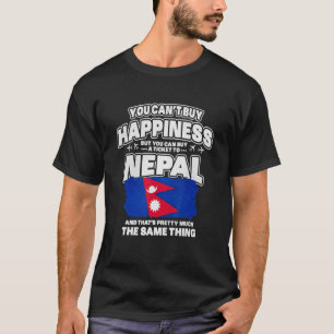 T-shirt Vous ne pouvez pas acheter le bonheur mais vous po
