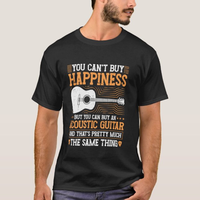 T-shirt Vous ne pouvez pas acheter le bonheur mais vous po (Devant)