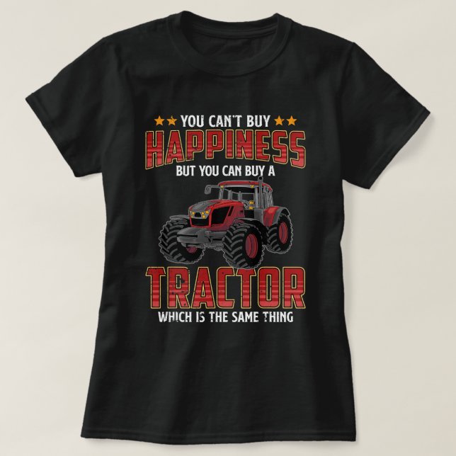 T-shirt Vous Ne Pouvez Pas Acheter Le Bonheur Mais Vous Po (Design devant)