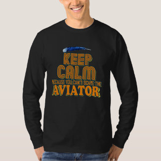 T-shirt Vous ne pouvez pas effrayer l'aviateur Profession