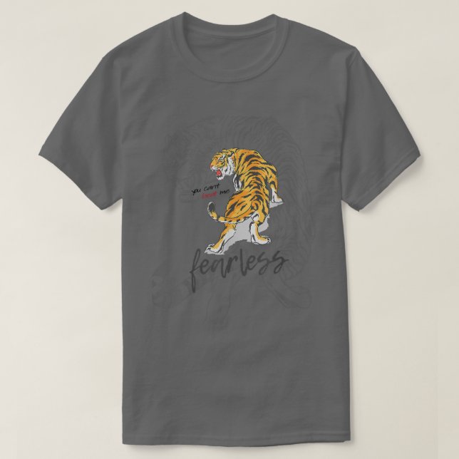 T-shirt Vous ne pouvez pas me battre style sans peur Tokyo (Design devant)